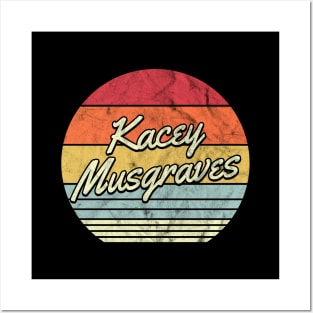 Kacey Musgraves Retro 70s Style Sunset Posters and Art